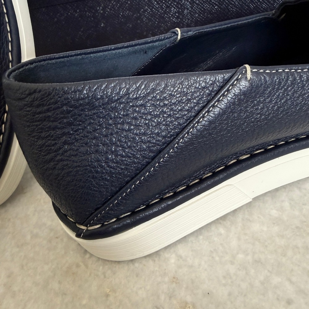Prada Mens 2DF088 Baltico Blue Cervo Deerskin Leather Loafers UK 9 - Picture 12 of 16